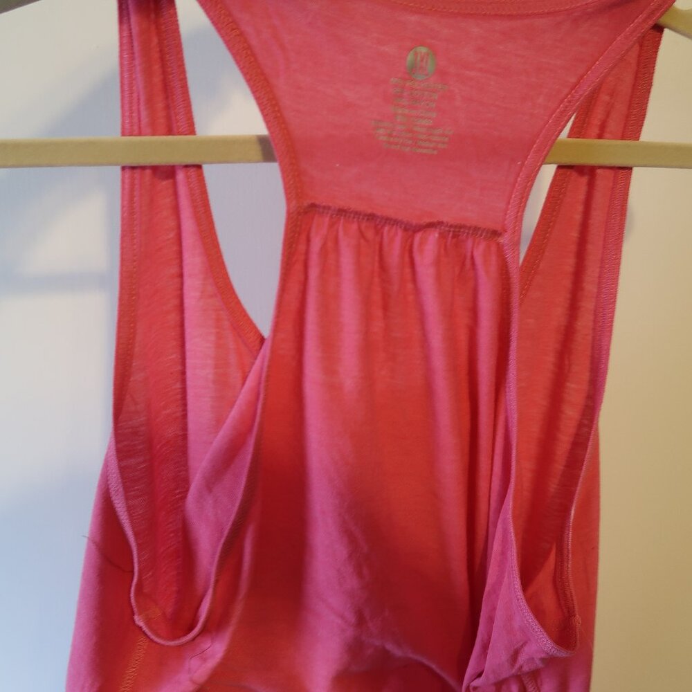 Pink Sleeveless Racerback Workout Shirt 3x